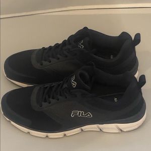 Size 9.5 Fila,  Dark Blue